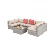 Комплект плетеной мебели  YR822 Grey